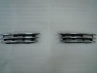 Volkswagen Touareg (10–14) Комлект хромированных вставок в передний бампер