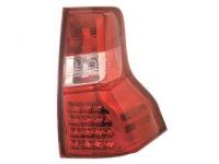 Toyota Land Cruiser Prado 150 (2010-) фонари задние светодиодные красно-хромированные, комплект 2 шт.