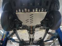 Ford Explorer (10–11) Защита картера двигателя и кпп, алюминий (V-все) комплектация Sport