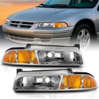 Dodge Stratus | Cirrus | PL BREEZE (95-00) фары передние хромированные комплект 2 шт.