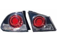Honda Civic VIII (06-) фонари задние светодиодные красно-черные, комплект 2 шт.