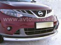 Nissan Murano (10-) защита переднего бампера, труба 76 мм