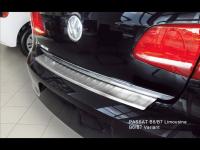 Volkswagen Passat B6 седан (2005-2010) накладка на задний бампер из полированной нержавеющей стали