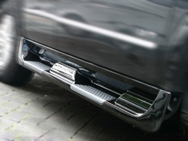 SsangYong Kyron (07–15) Пороги OEM, 'вставка' с надписью Kyron