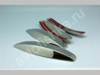 Renault Duster (2012-) накладки на ручки дверей из нержавеющей стали, 4 шт.