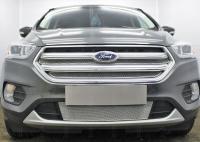 Ford Kuga (17–) Защита радиатора Premium, хром, верх (2 части)