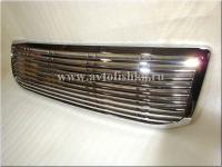Toyota Land Cruiser Prado 120 (02-09) решетка радиатора хромированная, полностью пластиковая