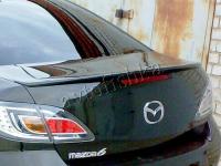 Mazda 6 седан (08 – 12) спойлер на крышку багажника №1 лип
