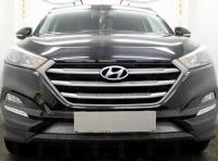 Hyundai Tucson (16–) Защита радиатора, хром