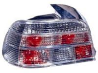 BMW E39 фонари задние прозрачные стекла хрустальные, комплект 2 шт.