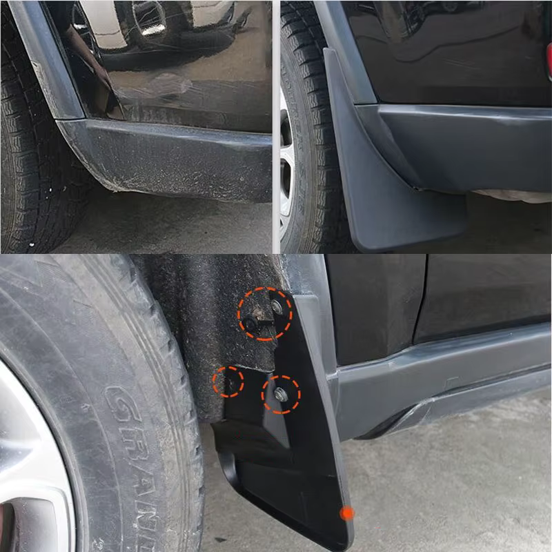 Jeep Grand Cherokee WK2 (2011-2020) брызговики, грязезащитные щитки полипропиленовые