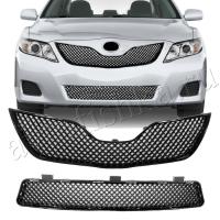 Toyota Camry V40 (09-11) решетка радиатора и переднего бампера черные, дизайн Bentley