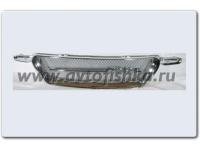 Honda CR-V II (02-06) решетка радиатора хромированная, дизайн сетка.