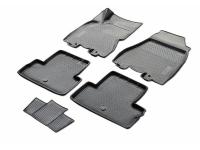 Nissan X-Trail (11–13) Коврики салона (полиуретан), чёрные