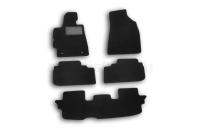 Коврики в салон TOYOTA Highlander 2010->, кросс., 5 шт. (текстиль)