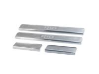 Kia Rio (11–/15–) Накладки на внутренние пороги, 4 части, нерж.