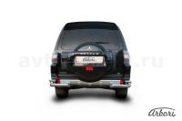 Защита заднего бампера "уголки" Arbori d76 MITSUBISHI PAJERO IV 2006-