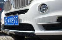 BMW X5 (13–) Комплект накладок переднего и заднего бамперов, ABS пластик, хром