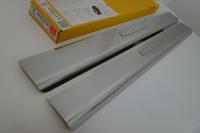 Opel Astra H (04-09) 3 дверн. накладки на внутренние пороги, к-кт 2шт.