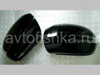 Mercedes W164 ML (05-08) корпуса боковых зеркал черные, со светодиодными поворотниками и подсветкой Welcome, комплект 2 шт.