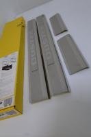 Накладки на внутренние пороги с надписью, нерж. сталь, 4 шт. Alu-Frost 08-1352 для RENAULT Duster