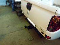 Mitsubishi L200 (06–/09–/15–) Фаркоп (тягово-сцепное устройство) (120/3000кг) (на а/м '15- без бампера)