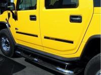Hummer H2 молдинги дверей из нержавеющей стали, комплект 4 шт.