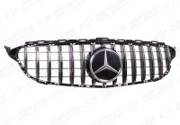 Mercedes-Benz C-Klasse W205 2014 - 2018 Решетка радиатора Panamerica хром