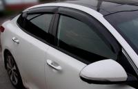 Kia Optima (16–) Дефлекторы боковых окон, темные, 4 части