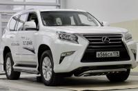 Lexus GX (13–) Решетка передняя мини низкая с защитой 60 мм