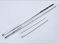 Renault Duster (2010-) молдинги окон нижние из нержавеющей стали, 4 шт.