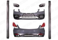 Mercedes-Benz S-Klasse W222 2013 - 2017 Комплект рестайлинга 6.3 AMG с оптикой и порогами