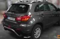 Mitsubishi ASX (10–) Рейлинги продольные (крепление на болтах), серебро