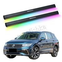 Volkswagen Tiguan L (17-) выдвижные электропороги с LED подсветкой