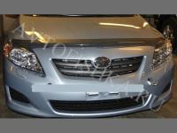 Дефлектор капота дымчатый с надписью Toyota Corolla 2006-2013