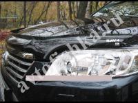 Дефлектор капота темный с надписью Toyota RAV 4 2010-2012