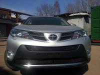 Toyota RAV4 (13–14) Защита радиатора Premium, чёрная, низ (Комфорт, Элеганс, Престиж)