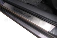 Toyota Corolla (08–10) Накладки на внутр. пороги с рисунком (компл.2шт., на передние двери) вместо пласт. 4D