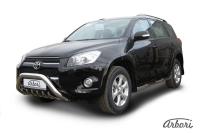 Защита передняя Arbori d76 "мини" с защитой картера TOYOTA RAV-4 L 2009-2010