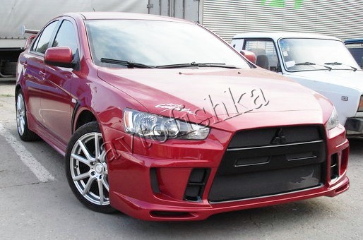 Mitsubishi Lancer 10 (07 – 16) бампер передний Extreme