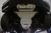 Chevrolet TrailBlazer (12–16) Защита днища + АКПП, из 5 частей, алюминий (V-2.8TD)