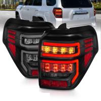 Toyota 4Runner (2010-2023) задние фонари светодиодные чёрные/прозрачные