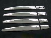 Mitsubishi Outlander XL, ASX, Peugeot 4007, Citroen C-crosser молдинги на ручки дверей, из нержавеющей стали, под сенсор KOS, комплект 4 шт.