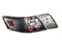 Toyota Camry V40 (2006-2011) задние светодиодные черные фонари, комплект 2 шт.