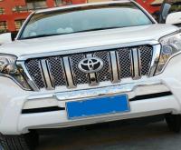 Toyota Land Cruiser Prado (13–) Вставки в решётку радиатора, 6 частей, нерж. cталь