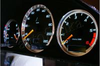 Mercedes W210 E (95 - 03) светодиодные шкалы (циферблаты) на панель приборов - дизайн 1