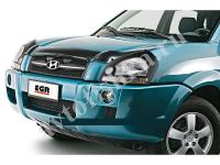 Дефлектор капота темный Hyundai Tucson 2005-2008