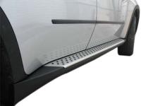 BMW X5 (07-) боковые подножки из алюминия в стиле Оригинал.