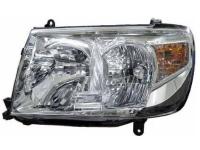 Toyota Land Cruiser 100 (05-08) фары передние черные, под корректор, дизайн Land Cruiser 200, комплект 2 шт.