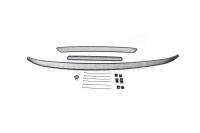 Сетка на бампер внешняя для MITSUBISHI Outlander 2015->, 3 шт., черн., 15 мм